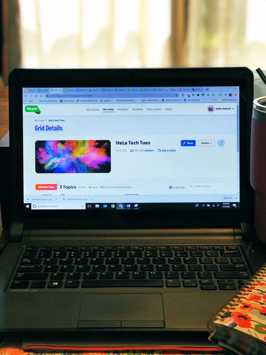 KatieNedved's tweet photo. 3rd @HeLaHigh Tech Tues today! Topic-๐ณ ๐ธ Getting Students Outside & Connected w/ @Flipgridโ๏ธ ๐ If I had this much fun, canโt wait to see what teachers & students come up with! Check out our Jamboard: https://t.co/jh62WU3OpL #EmpowerLearners #epspride #GetOutside @EpsLibraries https://t.co/Kn1nMTMzBp