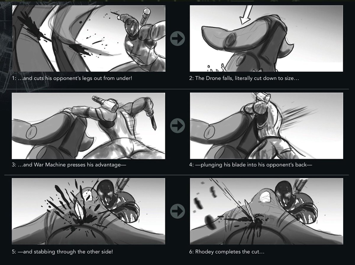 CoolComicArt's tweet photo. Iron Man 2 (2010) storyboard art by Genndy Tartakovsky https://t.co/Wdii9Ipvj4