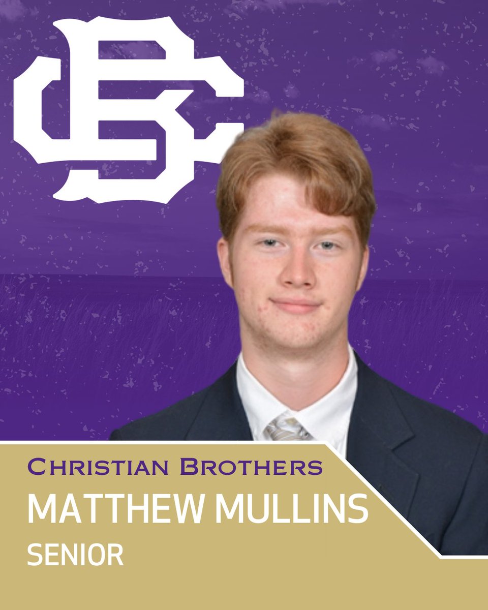 CBHSAthletics's tweet photo. We're highlighting our Senior Athletes who've left their mark despite missing out on their final season of play at CBHS. You are proof why we are #BrothersStrong.

Next up, @bia_cbhs  Senior Matthew Mullins! #BrothersBoys2020 https://t.co/sV8IaHQ06u