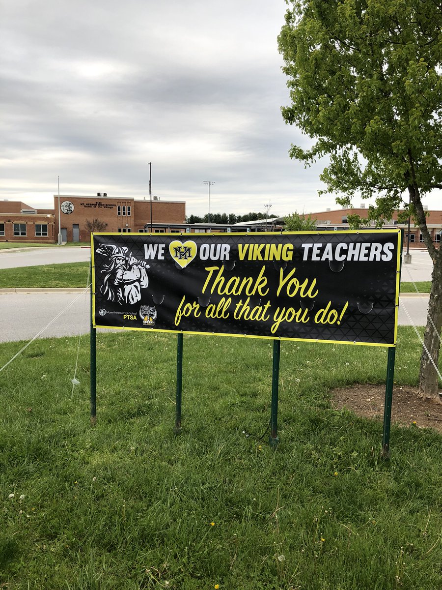 mthebronptsa's tweet photo. Mt Hebron High School (@hcpss_mhhs) has the best Teachers and Staff!! More now than ever YOU are the HEART of our school!

#TeacherAppreciationWeek https://t.co/XBvUHzVlhA