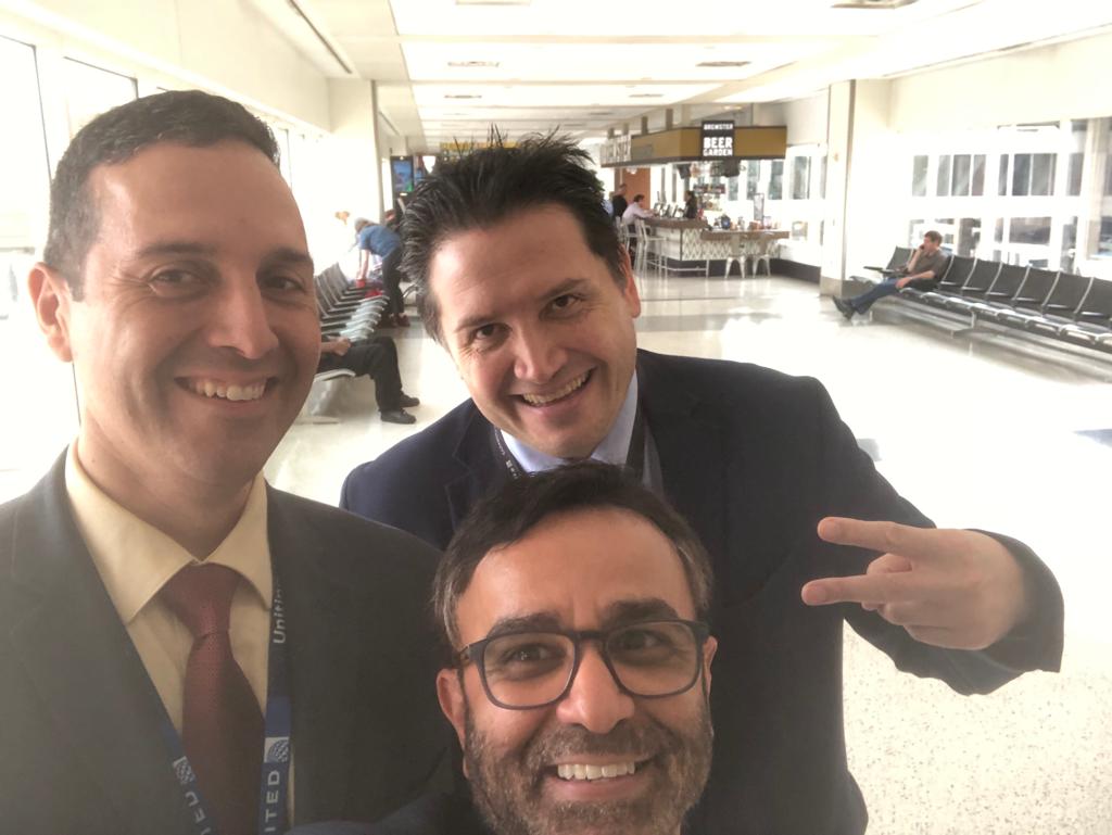 Some of IAHs finest having a good time before 1800 bank. No delays, no unmets! Peace out.