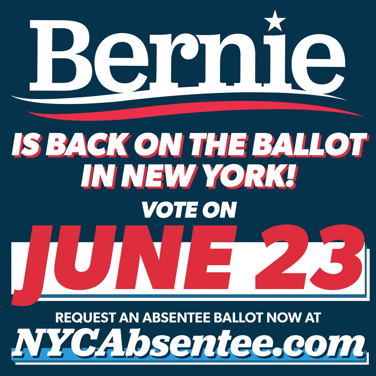 J_Scott1990's tweet image. Attention all NY voters. Share the news! #BernieIsBack #YouCanStillVoteBernie #OurRevolution #Retweet #NYPrimary #Bernie2020