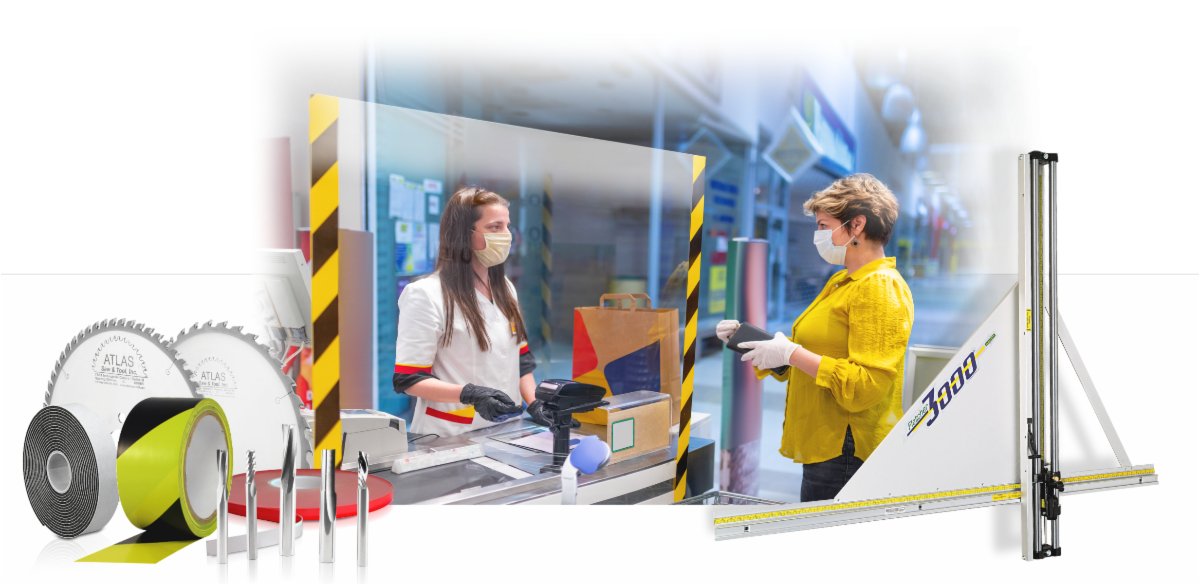 Shifting production efforts? From proprietary saw blades and wall cutters to new product offerings, FBG can help with social distancing solutions for both high-volume production or small-scale custom plastic fabrication. fletcher-terry.com/plastic-barrie…