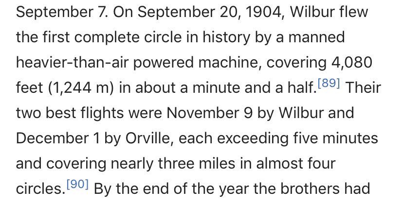 camerongrey's tweet photo. The Wright Brothers completed their first powered flight on Sept. 20th 1904. This was the first complete circle flown by a manned heavier-than-air powered machine. #OhioFacts #Dayton #WrightPatt https://t.co/F2pfcHRBvv
