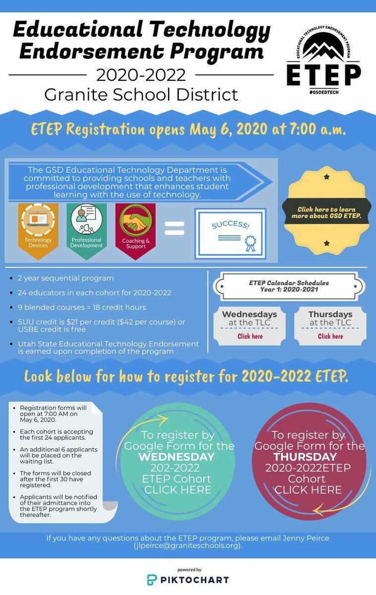 usu registration calendar 2021 Granite Educational Technology On Twitter Etep Registration Opens Tomorrow 5 6 20 At 7 A M Spaces Fill Fast So Don T Miss It Registration Links And Details About The Program Https T Co Grt15x3ls5 Gsdedtech Gsdteachers Gsdetep Https T Co usu registration calendar 2021