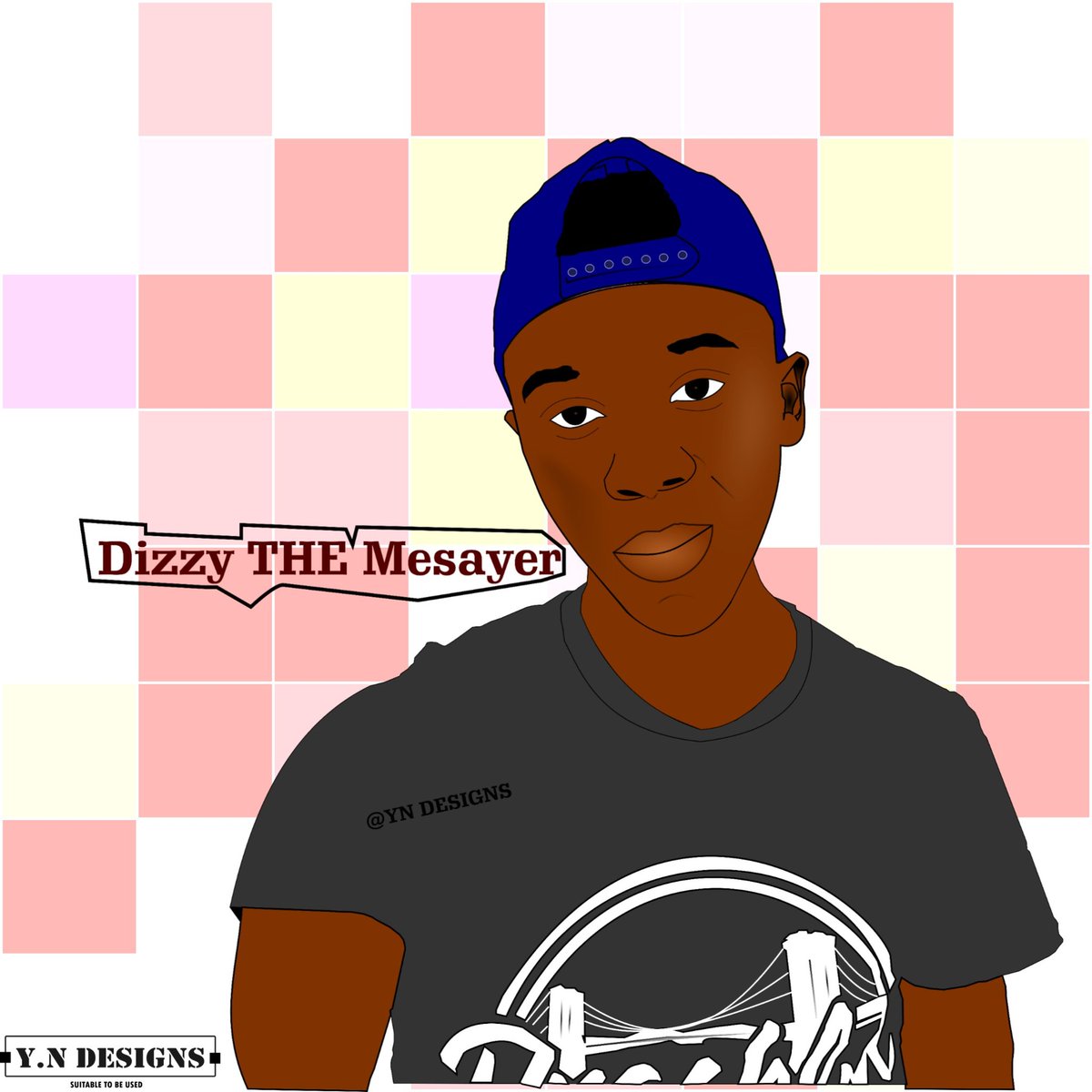 #DizzyTheMesayer Cartoon Illustration #SuitableToBeUsed #YNDesigns