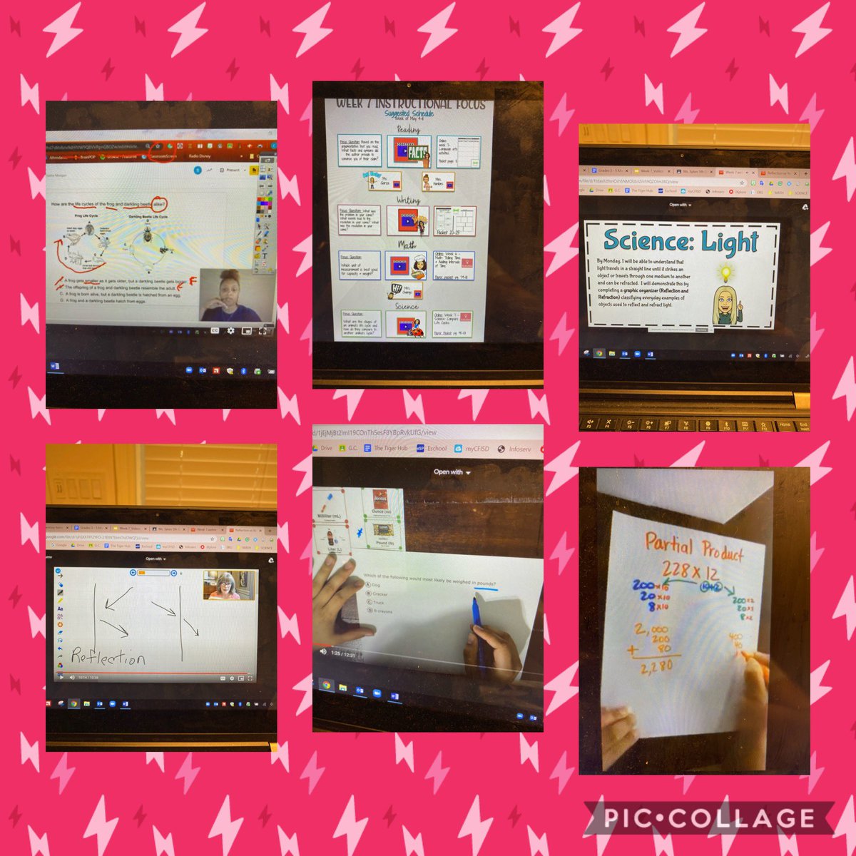 AmandaFCFISD's tweet photo. I am SO appreciative of all the teachers @KirkElementary who go above and beyond to deliver engaging and supportive video lessons every week! THANK YOU! #kirkROAR #abraKIRKdabra #CFISDSpirit #KirkLearningAtHome https://t.co/2sW7JP3ErN