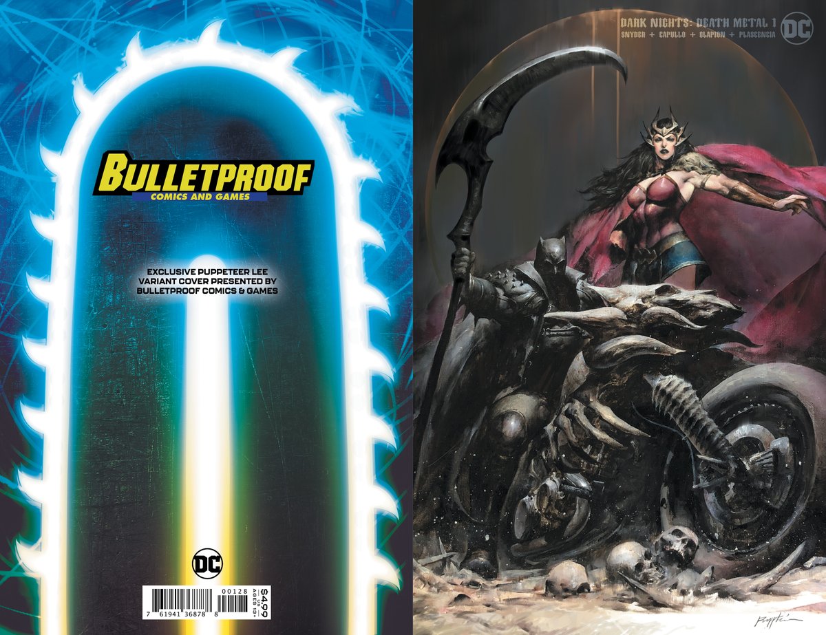 Mrbulletproof1's tweet photo. Bulletproof is proud to present the soon to be superstar #PuppeteerLee! He has painted our exclusive #DeathMetal #1 cover!  The book will go on pre-sale this Friday, May 8th @ noon EST.  It will begin shipping on June 16th, 2020
You can pre-order it @ https://t.co/0hwJ4SR1A2 https://t.co/UFa86rcNeQ