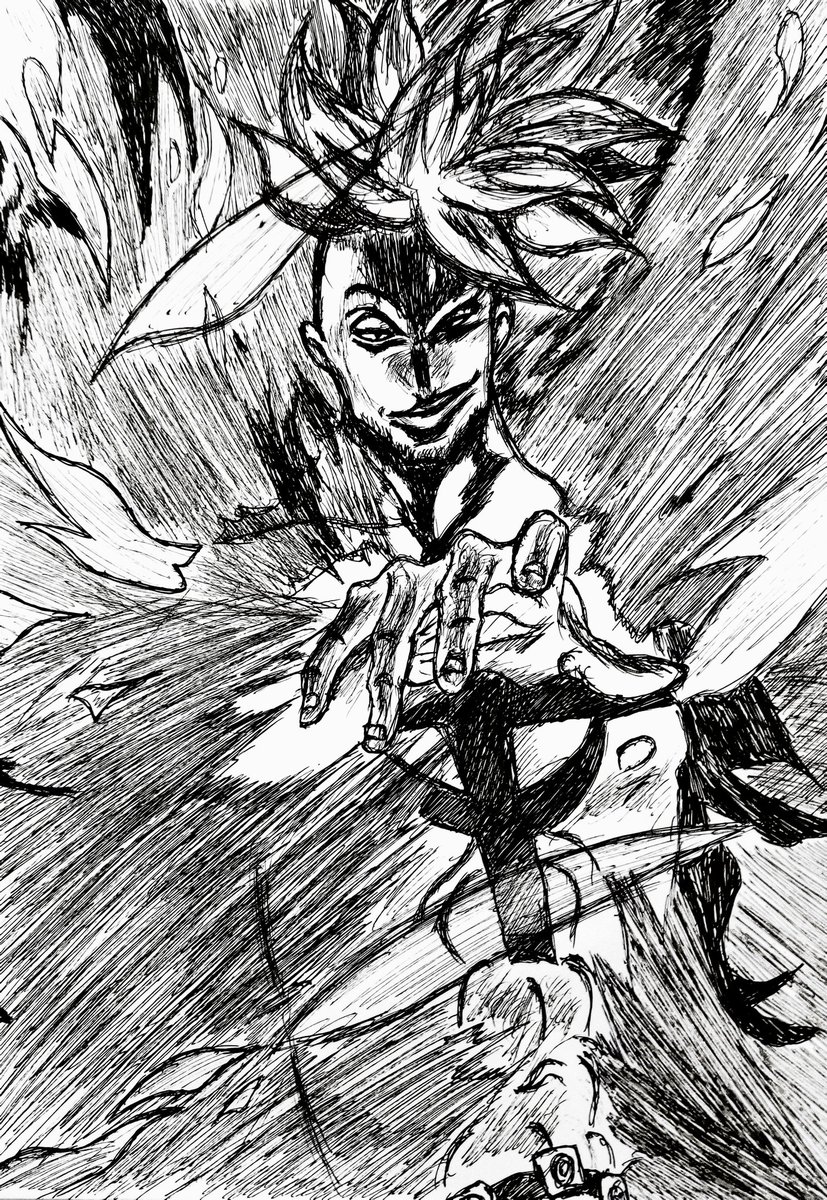 いきなり キングは 取れねェだろうよい ボールペン画 模写 ワンピース 10円船長の漫画