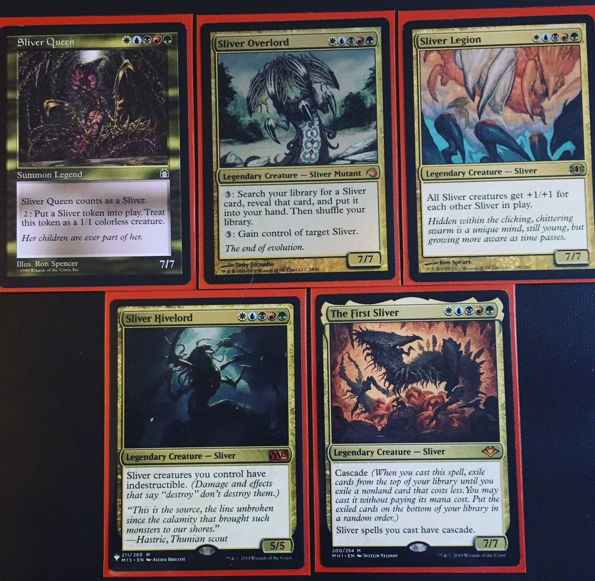 WUBRGwizard's tweet photo. Folks I need your help! Which is the best commander for sliver tribal? #Mtg #MagicTheGathering #CEDH #mtgcommander https://t.co/BWAeJroI8i