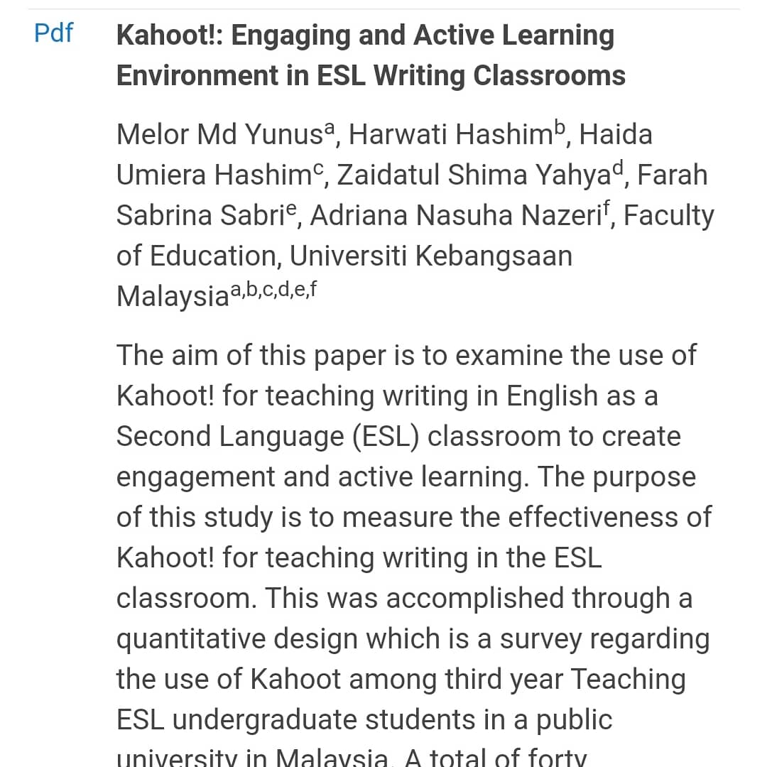 HarwatiH's tweet photo. Kahoot! https://t.co/B7wRaEV8hT