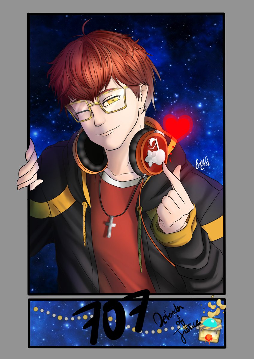 BlissSundae's tweet photo. #SixFanarts #sixcharacters #Challenge #cheritz #defenderofjustice #707 #luciel #BBS #bbsundae #mysticmessenger #fantart https://t.co/yJQXXgBlyZ
