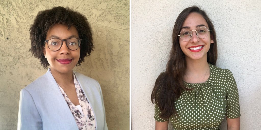 LLUSBH's tweet photo. Congratulations to Athena Jones and Hadley McGregor, winners of the 2020 William James Excellence in Research Awards! 🏆 (More details on Facebook and Instagram.) #lluPsychology #lluSBH https://t.co/2QhAP6uF0E