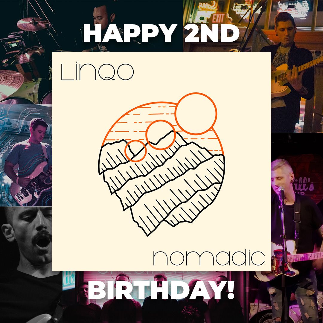 LinqoMusic's tweet photo. Our EP "Nomadic" turns 2 today! What's your favorite song from it? 
Check out the link in our bio if you want to re-live the greatness!
And stay tuned for new music coming very soon!

#linqo #linqomusic #nomadic #indierock #alternativerock #orlandobands #floridamusic #localbands https://t.co/acCLMElG7m