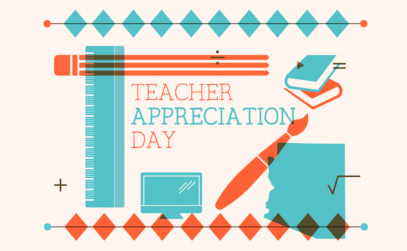 Arizona is proud to recognize #TeacherAppreciationDay to celebrate teachers and their dedication to supporting students and setting them up for a bright future.