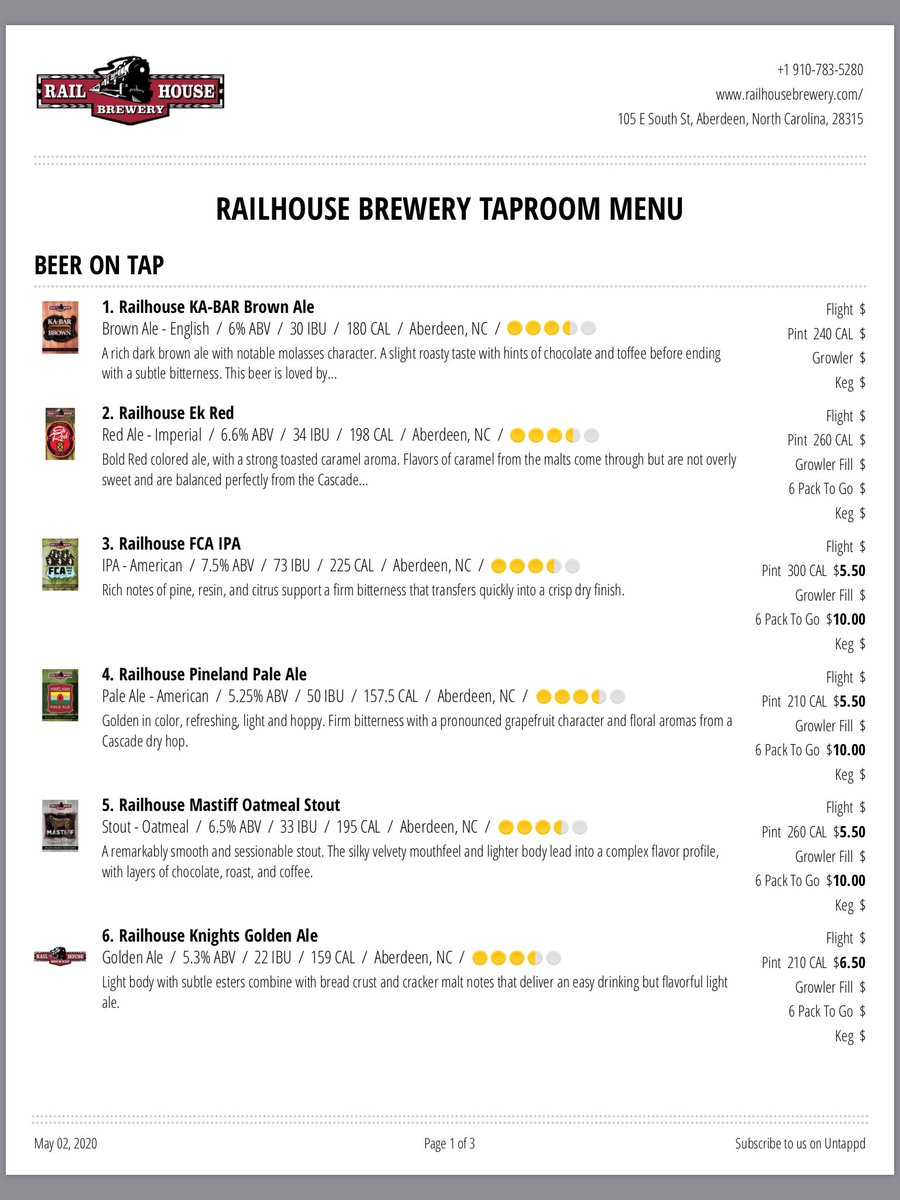 Railhouse Brewery tweet media