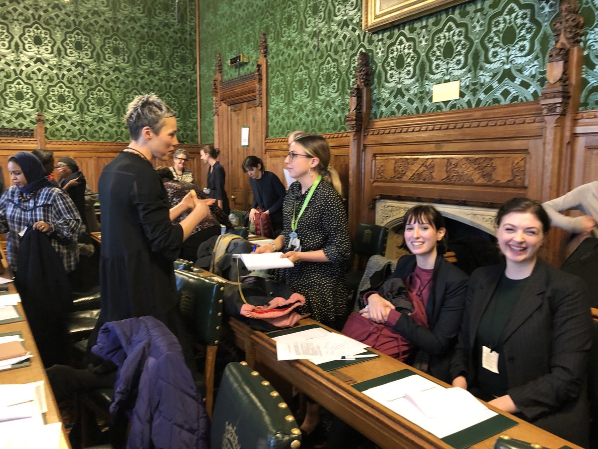 consideredview's tweet photo. This #Prelockdown moment showed these bright young #soon2be @MidwivesRCM being tough @HouseofCommons #proud @PhoebeKaniewska #IDM2020 https://t.co/s74jJSA60g
