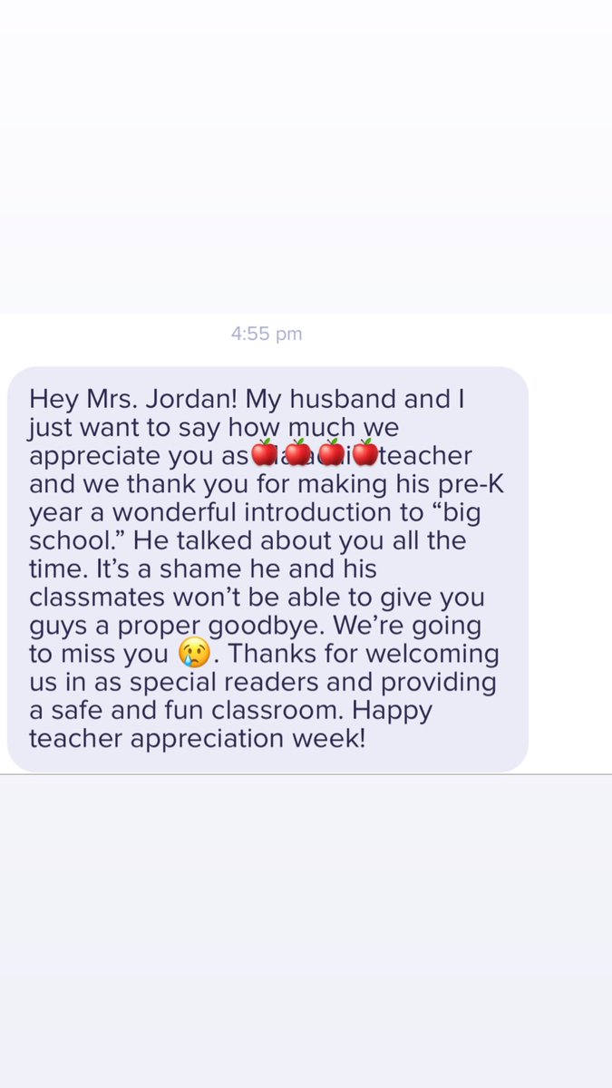 TeachItWithLove's tweet photo. I have received so many messages like this I’m officially crying 😢 Happy Teacher Appreciation Week! https://t.co/jq2yZSBk64