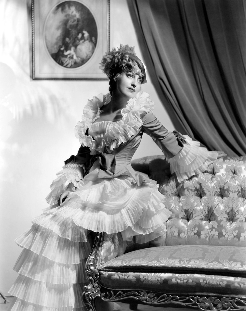 TheOldHollywood's tweet photo. Jeanette MacDonald in publicity stills for The Merry Widow (1934). It took twelve seamstresses four months to create Adrian's two dozen designs for MacDonald's gowns. The film was the final pairing of MacDonald and frequent co-star Maurice Chevalier. https://t.co/2ZDrO5dqLO
