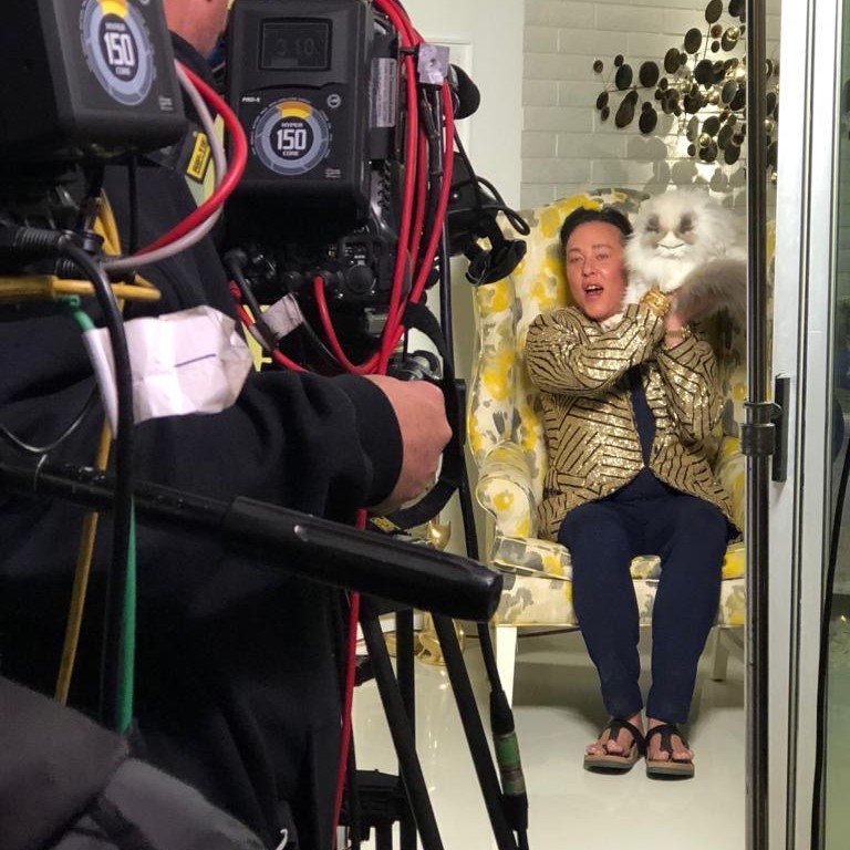 tvsn's tweet photo. Look who's back!! @skinncosmetics Dimi and his beautiful cat Ruby! 😍 😍 😍 
.
.
.
#tvsn #skinncosmetics #dimitrijames #rubycat #lookwhosback https://t.co/FcFhw3eQ4t