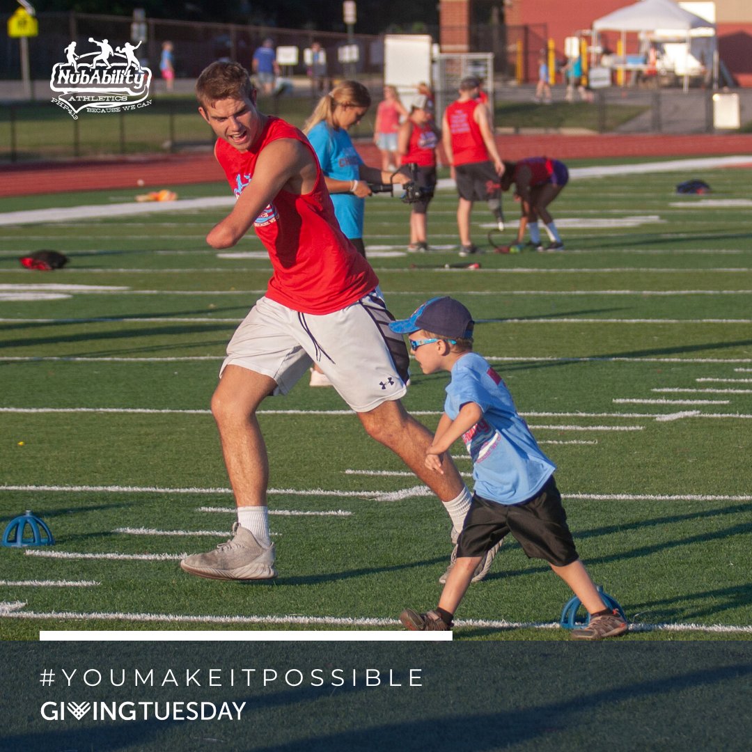 NubAbility's tweet photo. The power of NubAbility is in the relationships limb-different kids form with adult mentors. Coaches, you are role models, inspiration, tough love & cheering section. We couldn’t do it without you!
#YOUmakeitpossible.
#24HoursofThanks #GivingTuesdayNow
https://t.co/dqHTiOORX1 https://t.co/WLwVsHdLgg