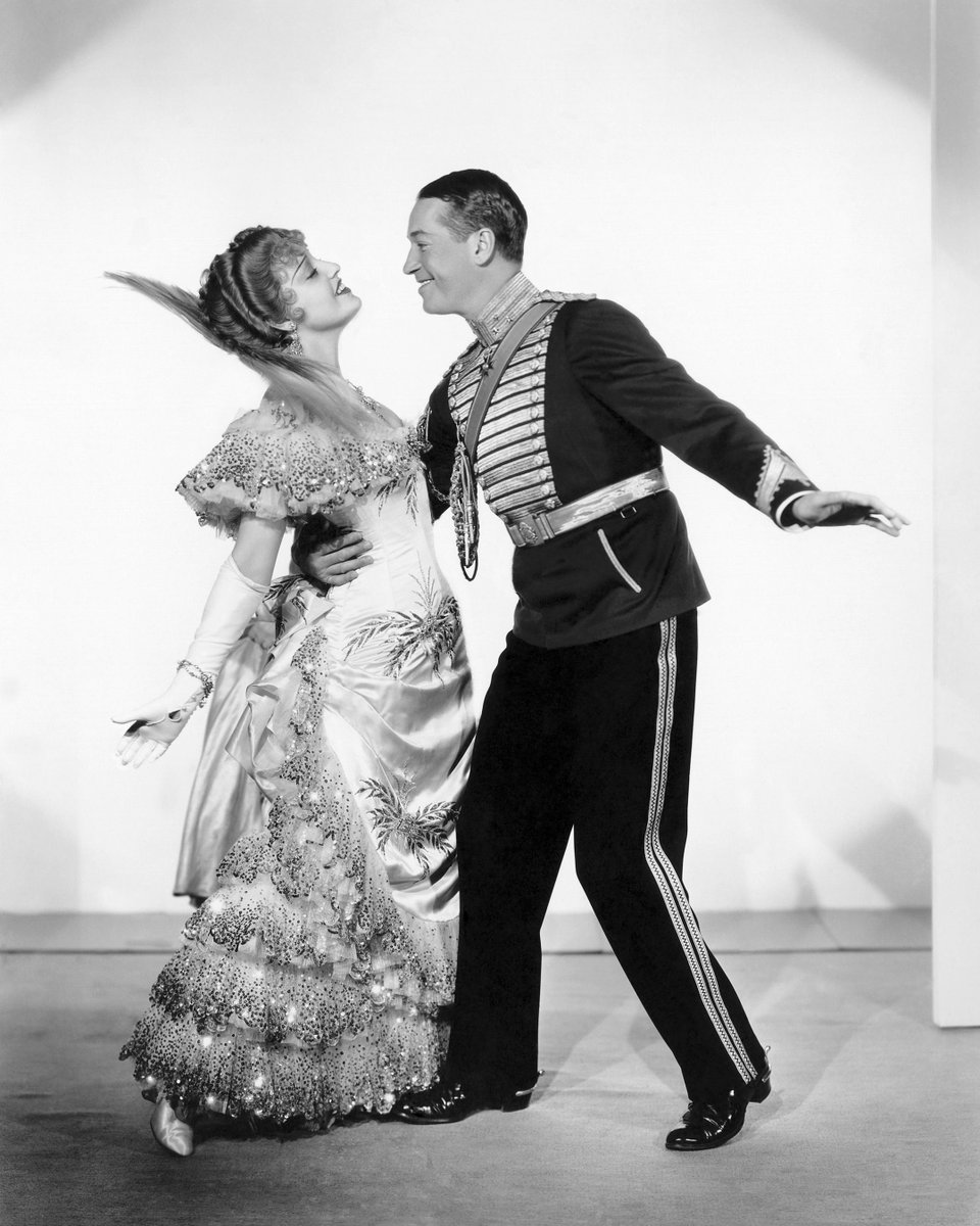 TheOldHollywood's tweet photo. Jeanette MacDonald in publicity stills for The Merry Widow (1934). It took twelve seamstresses four months to create Adrian's two dozen designs for MacDonald's gowns. The film was the final pairing of MacDonald and frequent co-star Maurice Chevalier. https://t.co/2ZDrO5dqLO