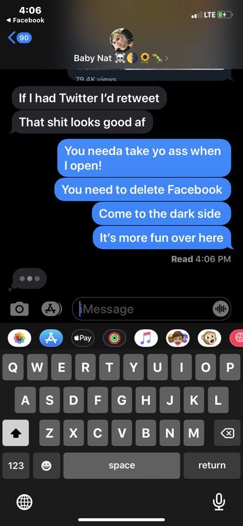 peace_ispretty's tweet photo. Trying to get my friend to come to Twitter ‼️🤣 https://t.co/vx5Fo1zq9R