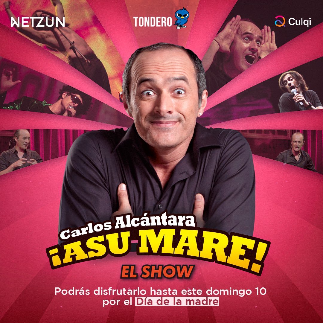 Extendemos hasta el domingo 10 de mayo “ASU MARE” El Show. Para que te diviertas este Día de la Madre y sigamos apoyando a los trabajadores que se encuentran detrás de las cámaras. 

Ingresa a netzun.com/asumare
Crea una cuenta
Clic a 'Donar'

#JuntosPorElCine
#QuedateEnCasa