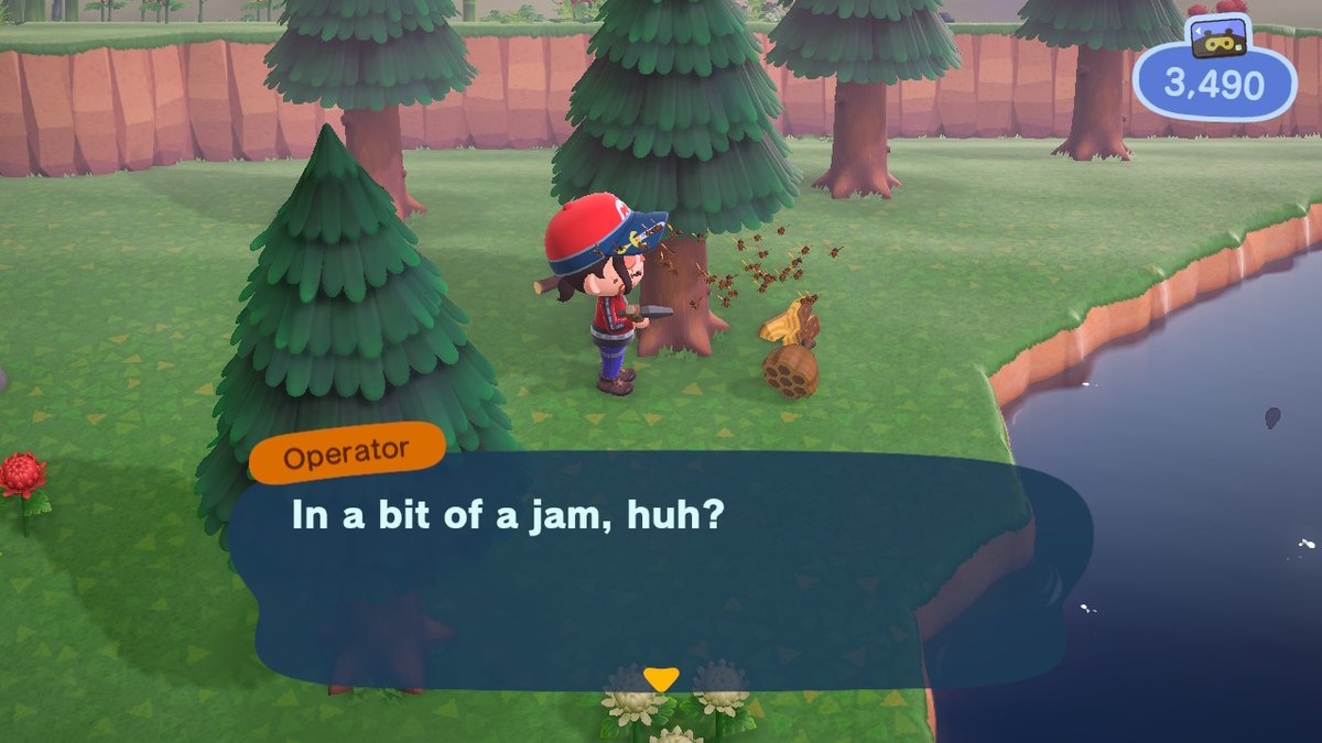 "Ha... you can say that..."
