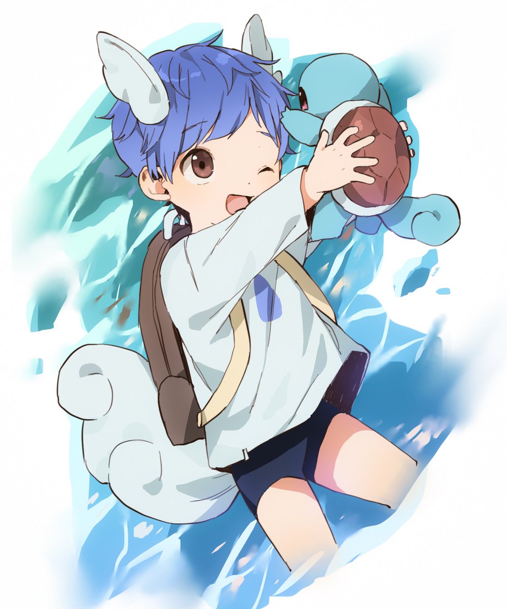 nemuriyagi_'s tweet photo. Squirtle and Wartortle! ❤️ https://t.co/syKENPNLKk