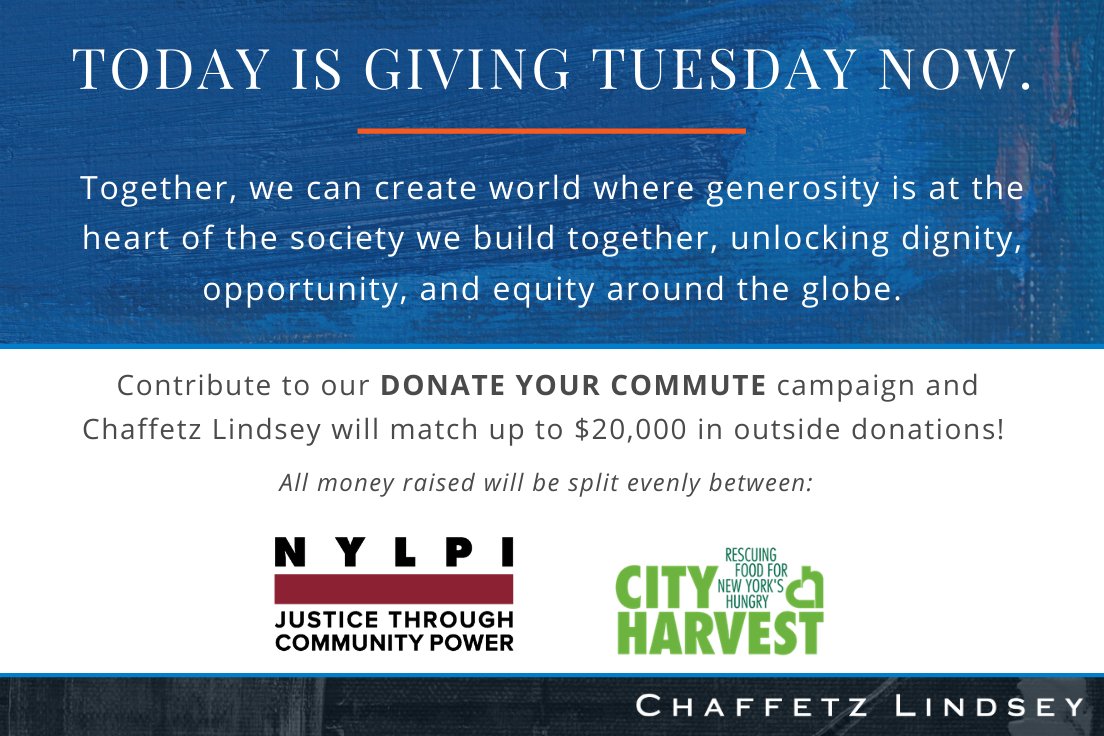 On this #GivingTuesdayNow, we join with people all over the world to support those most impacted by the global COVID-19 crisis and economic fallout. If you are looking for a way to give back, consider joining our DONATE YOUR COMMUTE campaign. ow.ly/KMCA50zxYNP