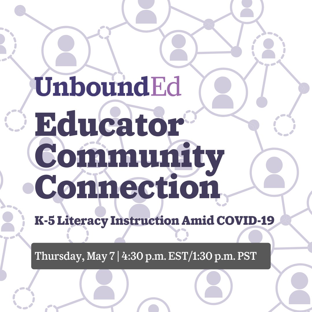 unboundedu's tweet photo. More than ever, our common learning experiences at the #StandardsInstitute ground and connect us. Join colleagues who attended in the past for our first Educator Community Connection on May 7 at 4:30 p.m. EST. Space is limited. RSVP now: https://t.co/plZt6sxX48 https://t.co/N9YiItPWhj