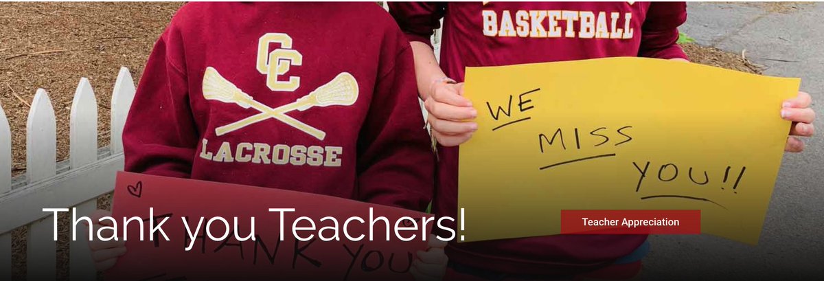 It's Teacher Appreciation Week and we couldn't be more grateful for our amazing teachers and staff at CPS/CCHS. Here's a chance to recognize a particularly special teacher or staff member -- learn more here: concordedfund.org/community-supp… THANK YOU!