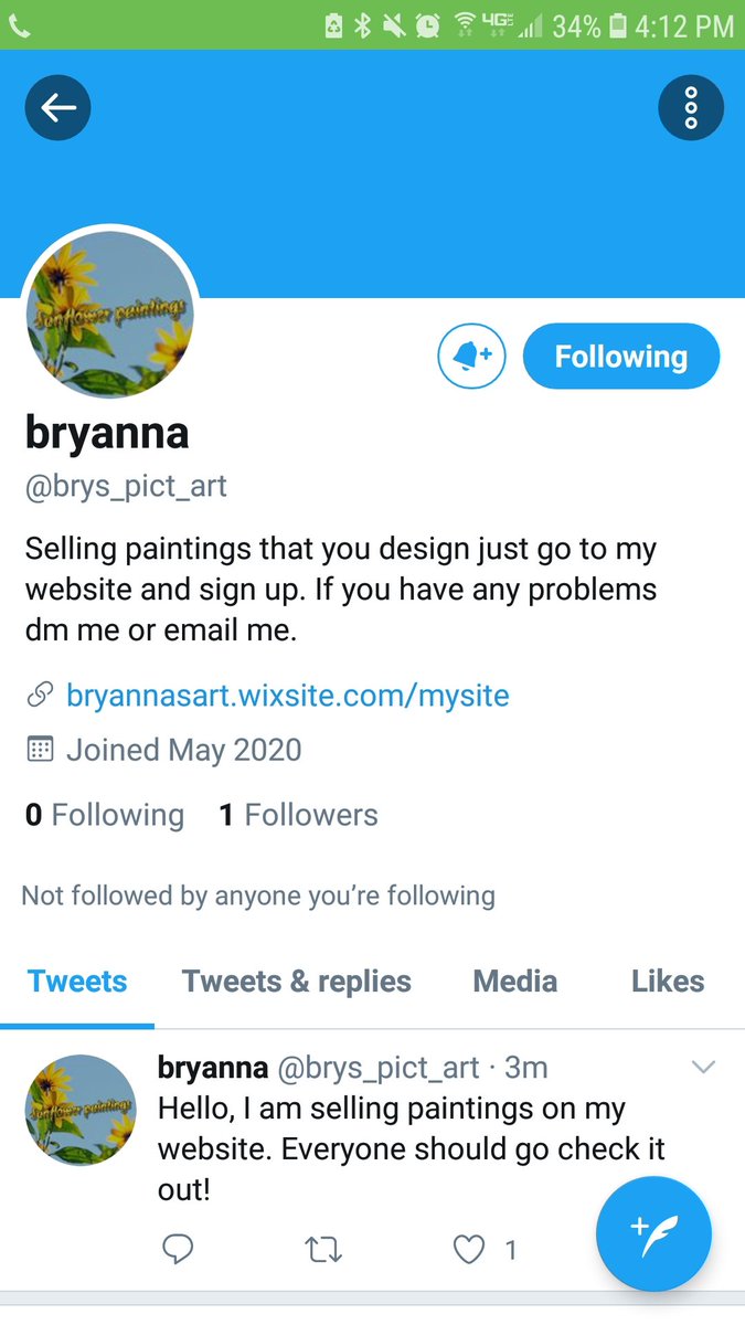 EvaEstep's tweet image. If you have Instagram you should definitely go follow my amazing cousin. You should also follow her on here because she can paint really well. Also she has a website you should check out.