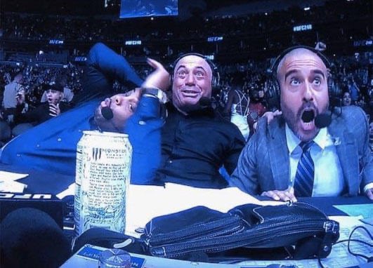 mmaonpoint's tweet photo. MMA fans on Saturday when the first jab lands: https://t.co/UvnuptmsJN