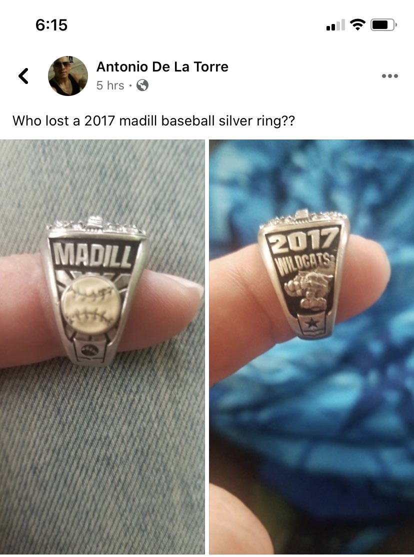 Macayla__2017's tweet photo. Yo class of 2017, someone found a lost class ring! Let’s get it back to its owner! https://t.co/SveiCchiAD