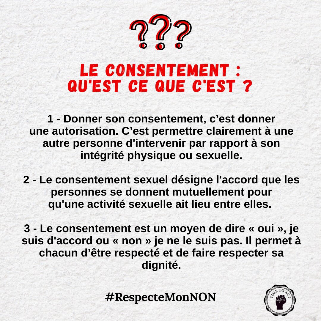 TimeToAct_'s tweet photo. #TTAexplique : Qu'est-ce que le consentement ? https://t.co/30W2vc9lGR