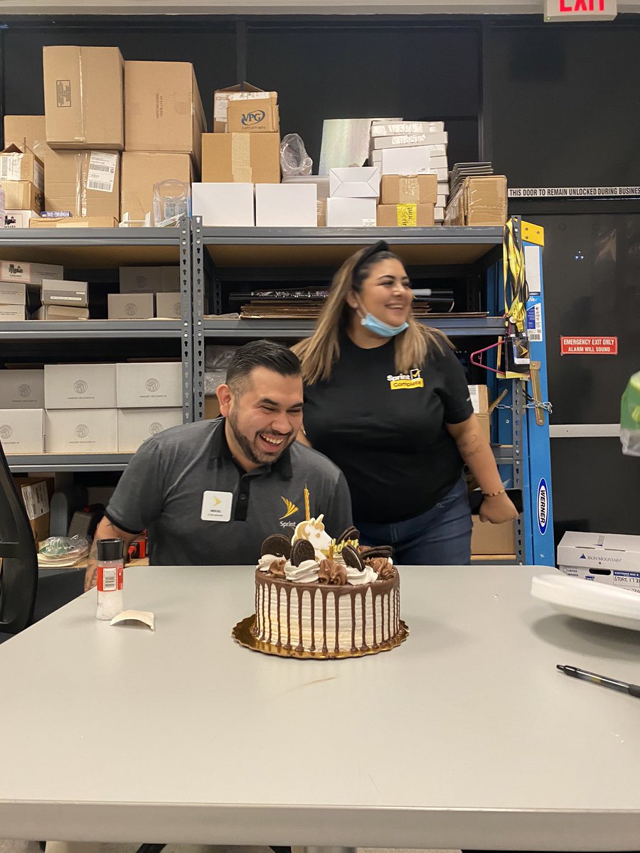 So blessed to have such an amazing team! Getting me a cake for my birthday! Super grateful and surprised at this sweet gesture!