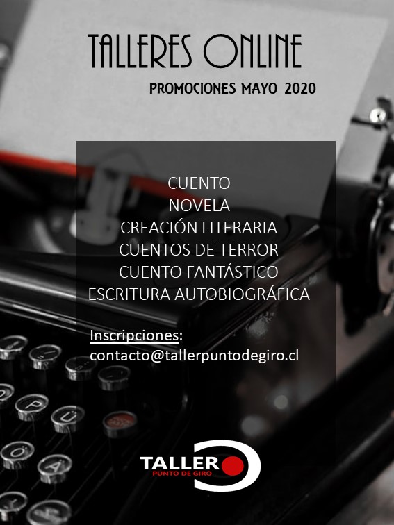 tallerptodegiro's tweet photo. ¿Buscas un taller literario a distancia? 📚@lectorcl @trayectobooks @QueLeoForestal @EChilenos @BiblioLEA @BiblioRecoleta #TalleresMayo #EscrituraCreativa #TalleresLiterarios #QuédateEnCasa #Cuarentena https://t.co/AzZLDj2HFK