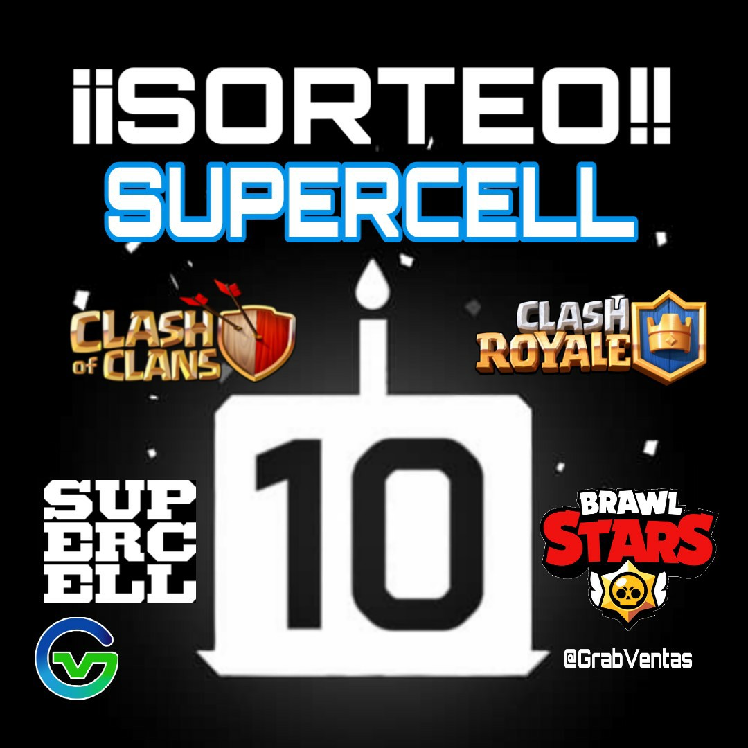¡FELIZ CUMPLEAÑOS SUPERCELL!🥳
Cumple en 1 mes pero ya nosotros empezamos la fiesta😋
SORTEO:
🎂 Pass Royale,
🎂 Pase Oro o
🎂 80 gemas Brawl Stars
(2 Ganadores)
𝐏𝐚𝐬𝐨𝐬 𝐩𝐚𝐫𝐚 𝐩𝐚𝐫𝐭𝐢𝐜𝐢𝐩𝐚𝐫:
🔹Seguir a @grabventas y @seleccionvzlacr
🔹RT y like.
🔹Ser Venezolano