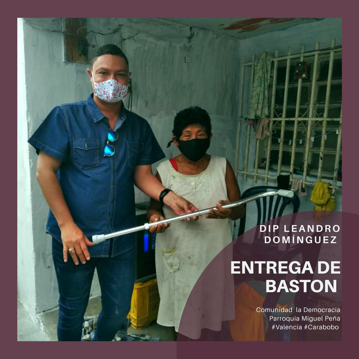LEANDRO DOMINGUEZ (@ldominguezbaez) on Twitter photo Hoy hemos donado medicinas en la comunidad Los Mangos y Baston en la Comunidad la Democracia Parroquia Miguel Peña #Valencia #Carabobo
Este es el parlamento de soluciones en la calle
<a href="/LuisEParra78/">Luis Eduardo Parra R</a> @parlamento_ve
#CincoDeMayo #QuedateEnCasa Hoy hemos donado medicinas en la comunidad Los Mangos y Baston en la Comunidad la Democracia Parroquia Miguel Peña #Valencia #Carabobo
Este es el parlamento de soluciones en la calle
<a href="/LuisEParra78/">Luis Eduardo Parra R</a> @parlamento_ve
#CincoDeMayo #QuedateEnCasa