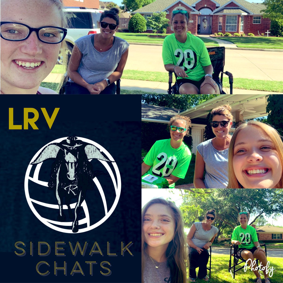 Loved seeing a few more girls today’s getting to talk in person is such a good feeling #sidewalkchats @oliviaddport <a href="/BellaKelleher/">Bella Rose</a> <a href="/tx_ecm/">Emma McGaha</a>