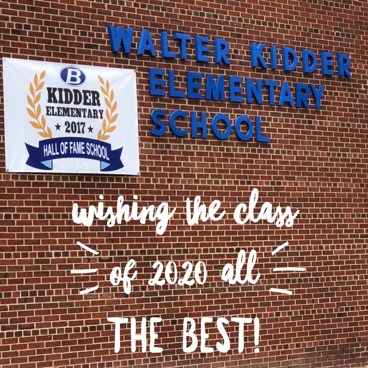 BHSMerrill's tweet photo. Congratulations &amp; Good Luck to the Class of 2020, from the team at Kidder Elementary! @BCSDKidder @bhs2020seniors @BrunswickCSD https://t.co/xUAuuXTO5t