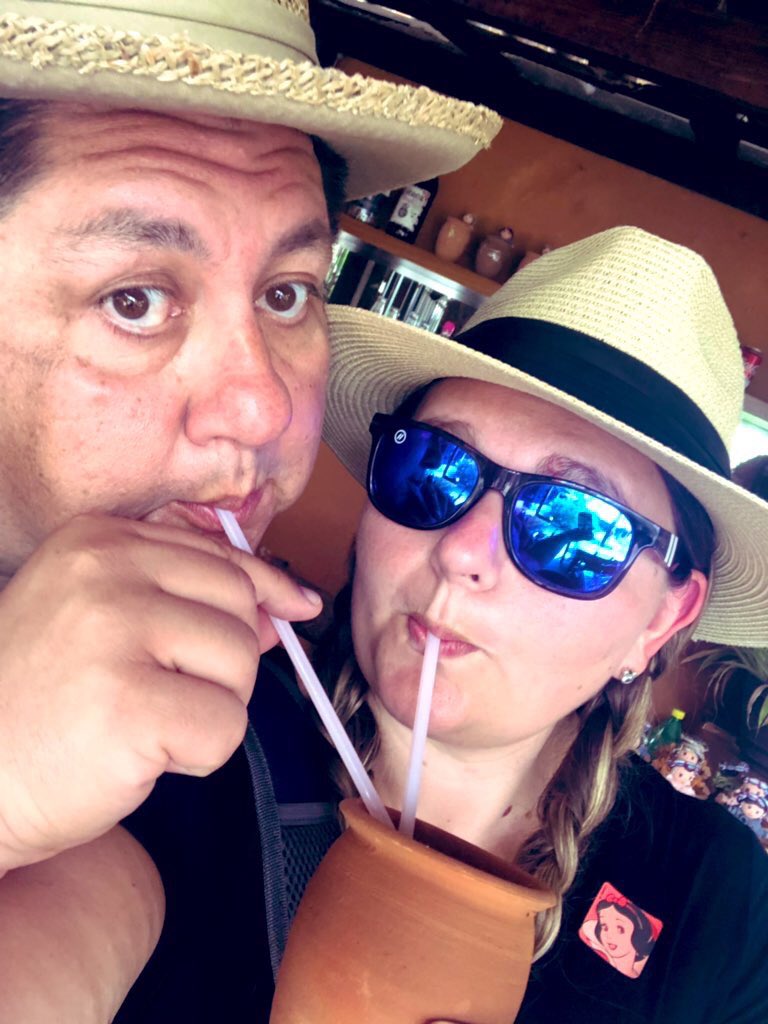 Jodicab22's tweet photo. It’s Cinco de Drinko anyway- who needs food! My margarita clay pot is from a tiny tequila distillery in Mexico. Acquired year ago. 😍 #AWholeLottaDrunk #DCLFun https://t.co/QJMjuLxoAS