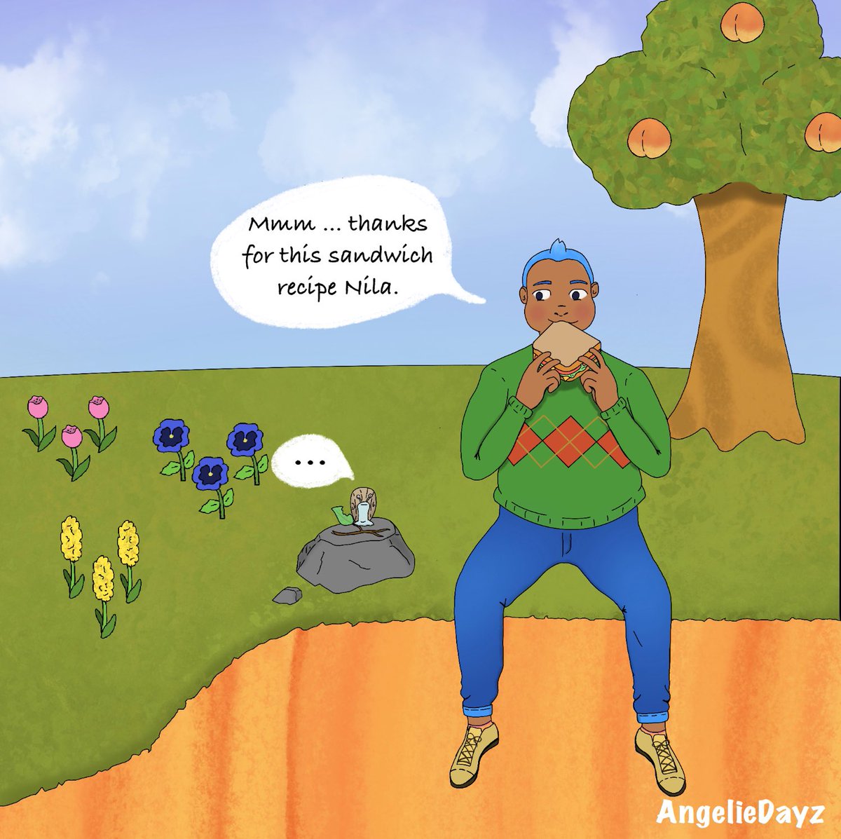 AngelieDayz's tweet photo. Day 2 Hornsby #animalcrossing #artistsupport #tuesdayvibes #artshare #art #digitalart #artchallenge #TomNook https://t.co/drhWNFZ6yG