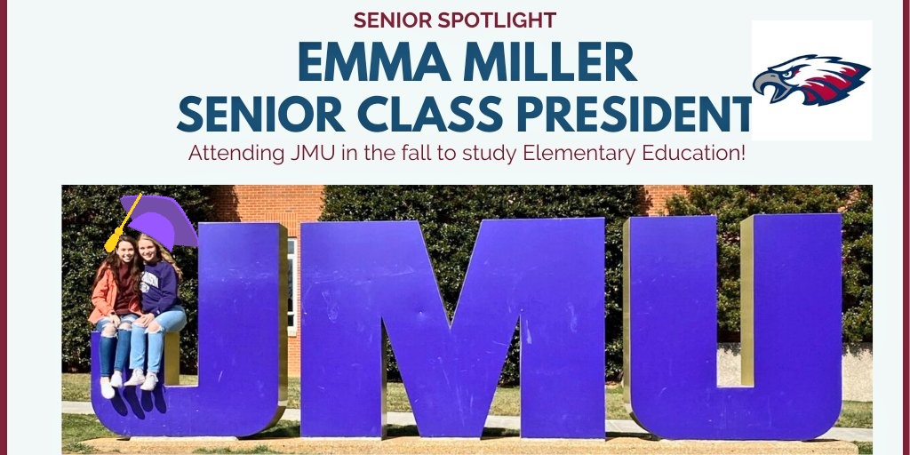 LHS_Eagles_SCA's tweet photo. Next up we are congratulating our senior class president  @_emmaleigh13 !

Emma has been a part of SCA since her freshman year! Thank you for your service to our school! https://t.co/ORTeTt24Oa