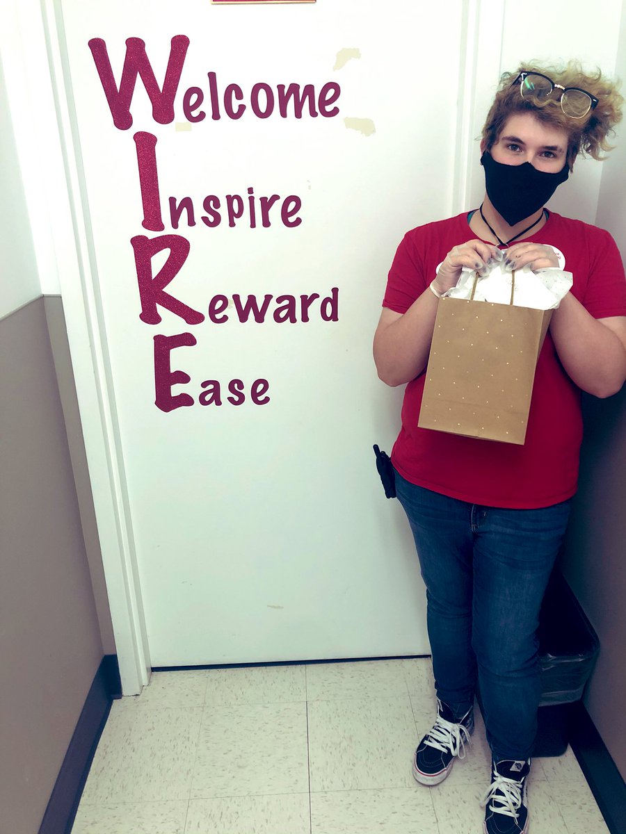HRNiccole's tweet photo. These two have stepped up to be cleaning team members with a smile and a mask on their face! We are so grateful to them for their willingness to help keep our guests and our team safe! #target #worksomewhereyoulove @Holly_Target @ETLMadeline @MiaRichker https://t.co/R8qhv796ez