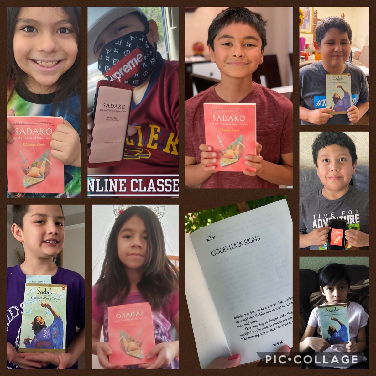 My 3rd Grade Pirates ready to  begin chapter 1 of our last novel together, “Sadako and the Thousand Paper Cranes.” 🇯🇵 👘 #TeamSISD #LearningTakesFlight