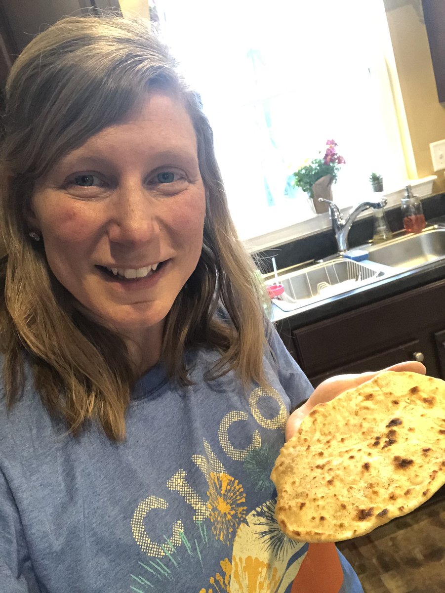 PROFE127's tweet photo. made homemade tortilla shells with some of my spanish students today via #googlemeet to celebrate cinco de mayo! it was nothing short of stressful since my abilities in the kitchen are lacking lol. they loved making dinner for their familia #HMSTogether #HCSD2020 #HCSDConnects https://t.co/vUdikWIAmy