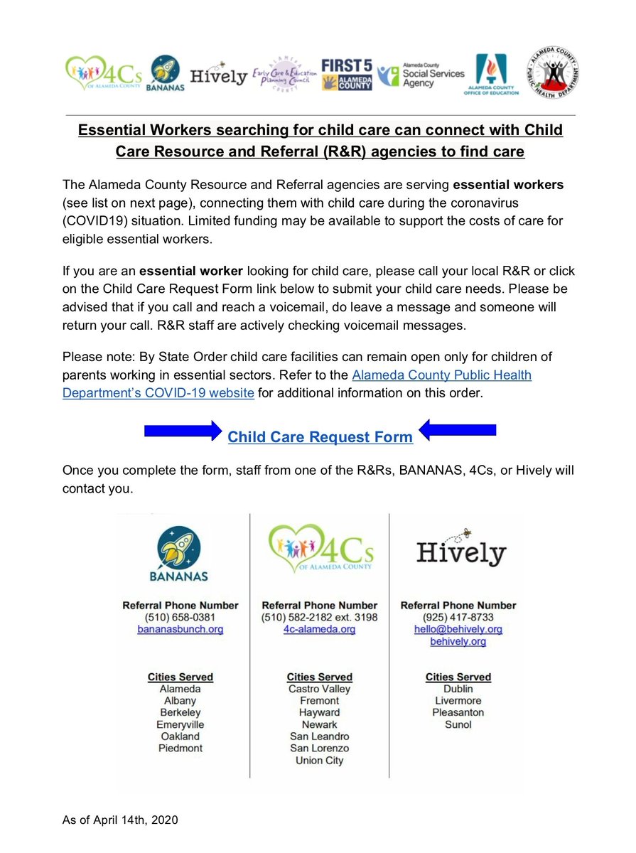 OUSDFutures's tweet photo. Please re-tweet to help share this information for Essential Workers. @ShelleyMcCray https://t.co/FmXHDyn7JW